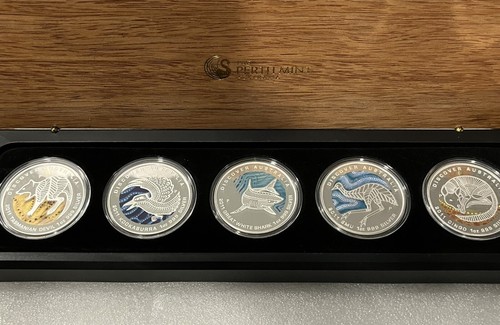 2011 Perth Mint 5 Coin 1oz Silver Discover Australia Proof Set #05678 COA Set - Picture 9 of 19