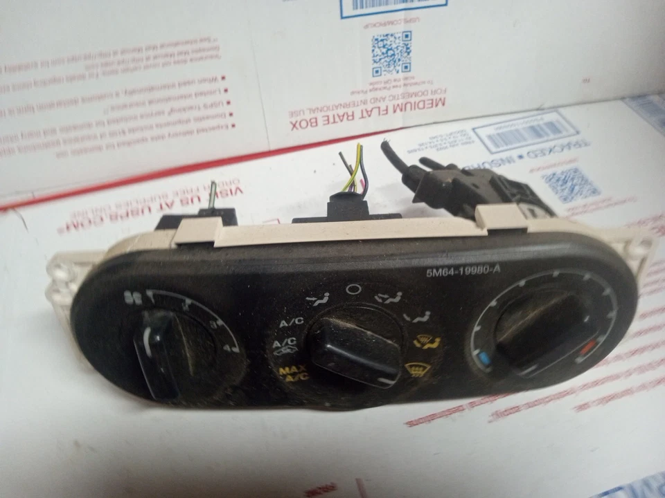Used A/C Selector Switch fits: 2006 Ford Escape Front main control AC 2.3L VIN H - Image 2 of 4