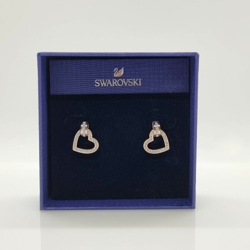 Swarovski Herz Ohrstecker Lovely Ohrringe Liebe Love Rosévergoldet 5466720 - Bild 2 von 10
