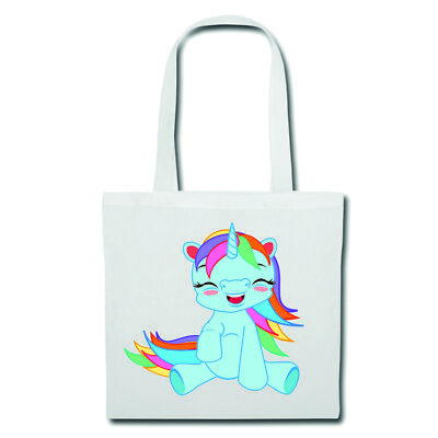 Tasche Beutel Baumwolltasche Einhorn Unicorn Fabelwesen Pferd Ziege Licorne Unic