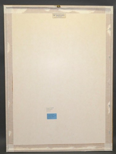 Josef Sanke "Einsiedler" Aachen 1969 Mischtechnik Öl & Kreide Maß 28,5 x 19,5 cm - Bild 11 von 12