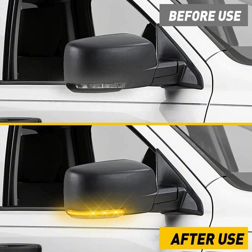 Passenger Mirror Turn Signal Light Lamp Puddle For Dodge Ram 1500 2500 09-14 - 第 2/12 張圖片
