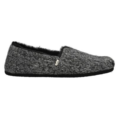 TOMS Alpargata Cozy Belmont Slip On  Womens Black Flats Casual 10017441T