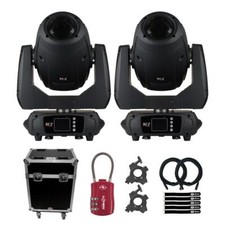 JMAZ Lighting JZ3027 Attco Spot 250Z DMX LED Moving Head Light Fixtures Pair