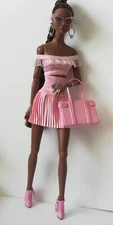 12 inch 2pc doll fashion fits Barbie, FR, NuFace - doll&accessories not included