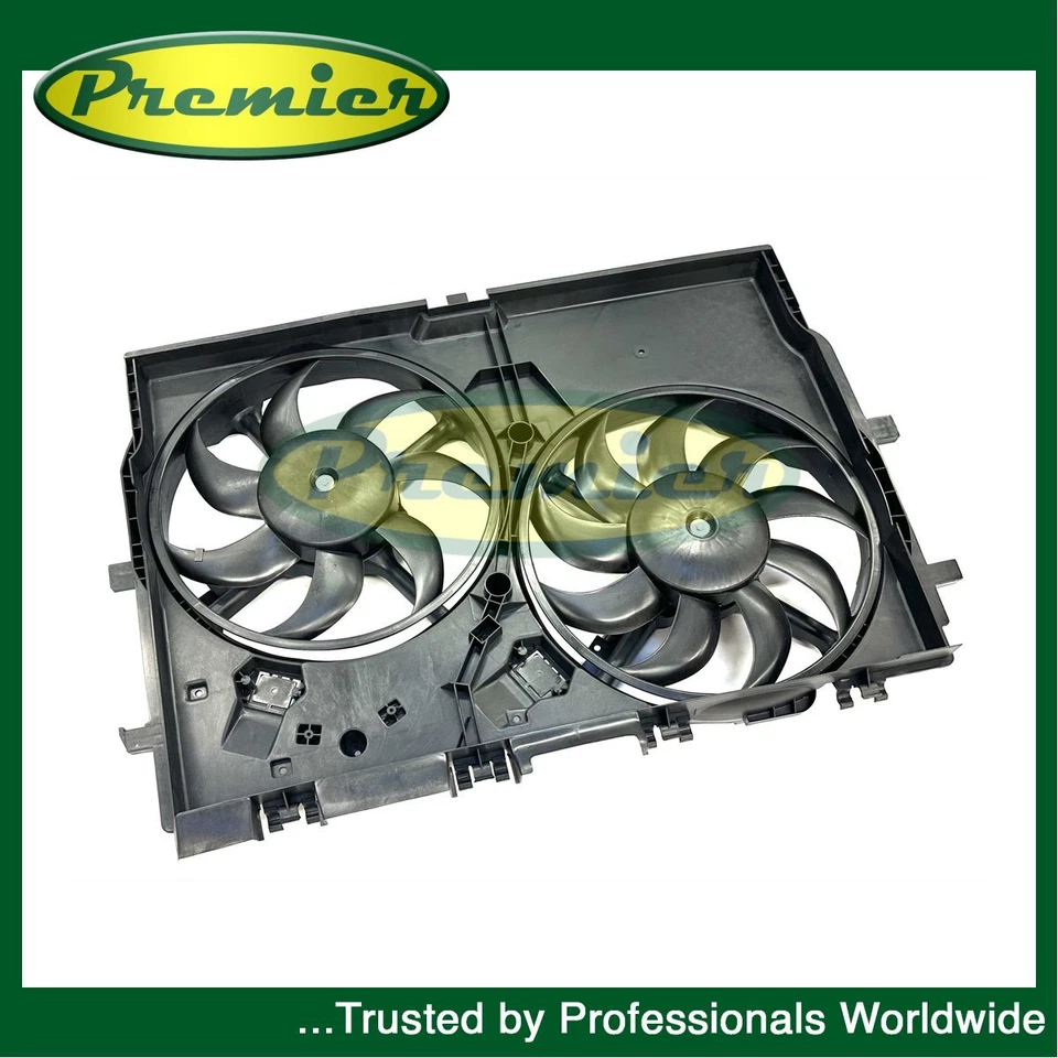 Premier Radiator Twin Cooling Fan Fits Peugeot Boxer Fiat Ducato Citroen Relay - Изображение 3 из 4
