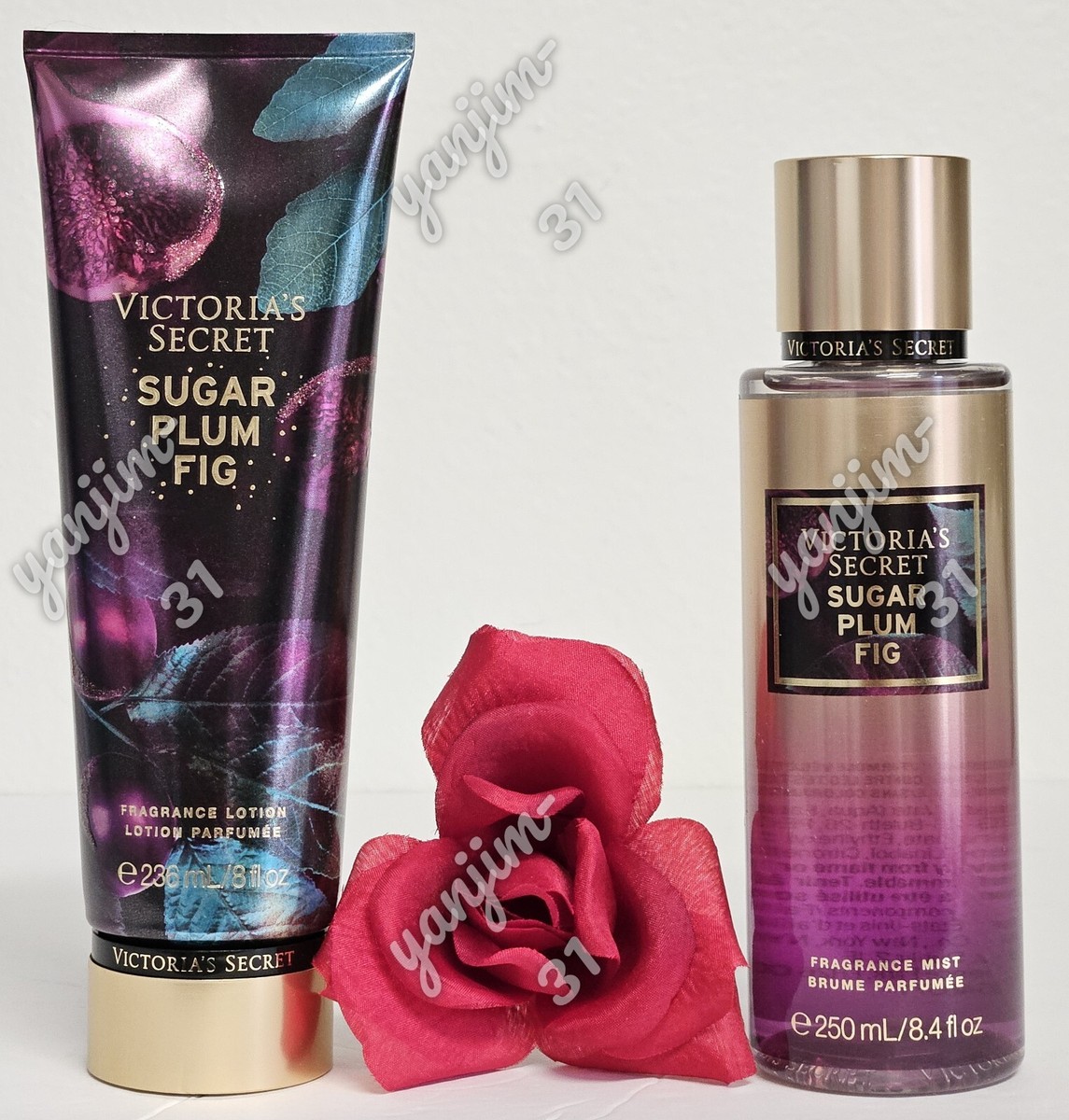 VICTORIA SECRET - SUGAR PLUM FIG - FRAGRANCE LOTION N MIST (SET