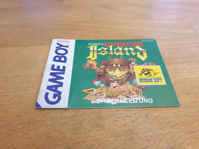 Hudson's Adventure Island Anleitung Manual Nintendo Gameboy  
