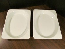 2 x UNITED AIRLINES First Class vintage entrée DISH tray plate bowl ONEIDA china