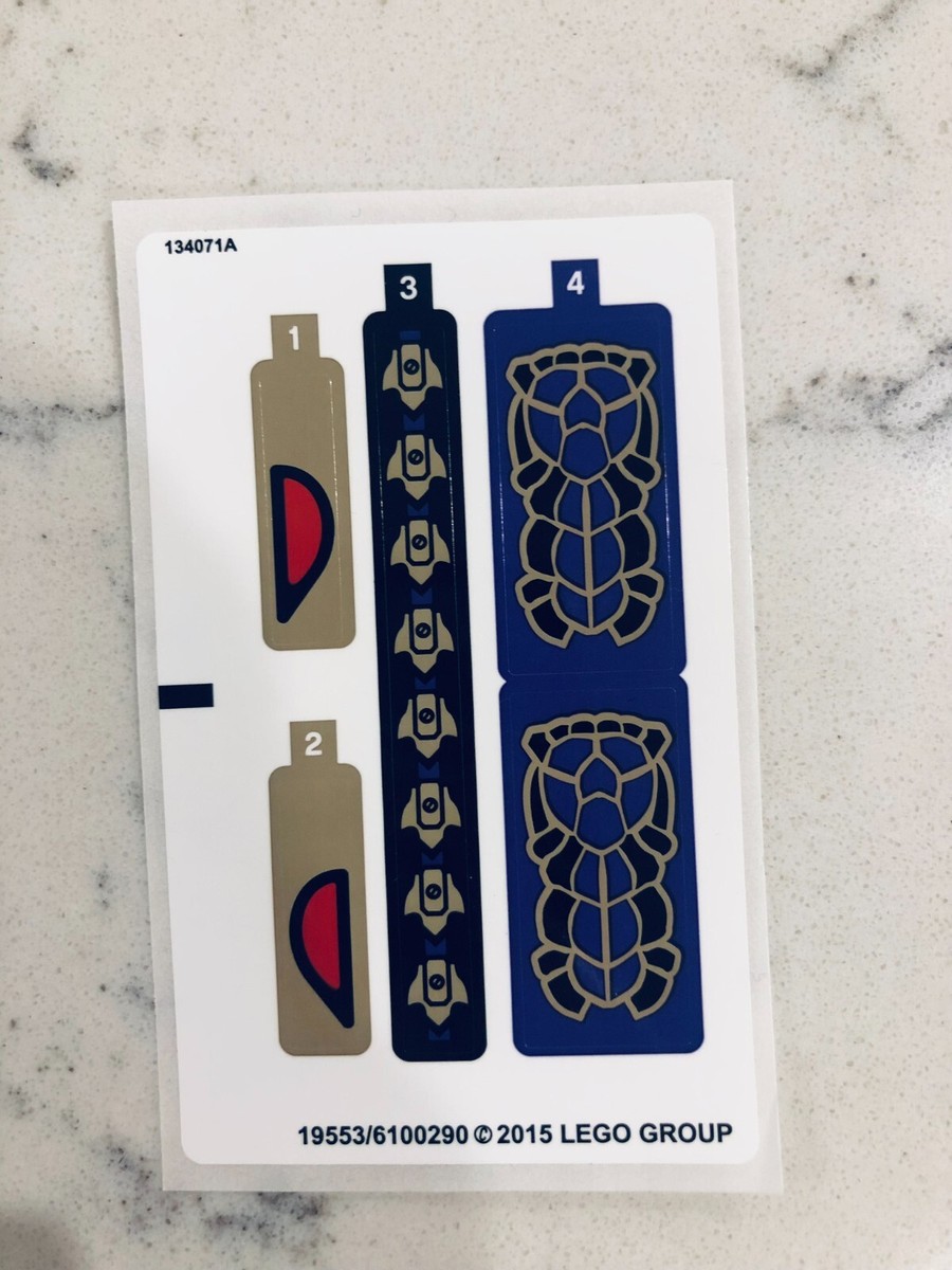 LEGO STICKER SHEET for 70746 Condrai Copter Attack, New & Genuine