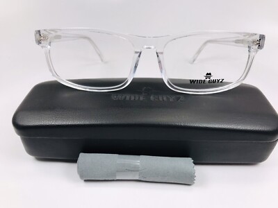 New Wide Guyz Crystal Clear UNTOUCHABLE Eyeglass 63mm for  display picture 1