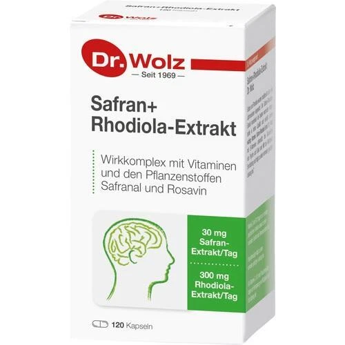 SAFRAN+RHODIOLA-Extrakt Dr.Wolz Kapseln, 120 St PZN 10251944 - Bild 1 von 1