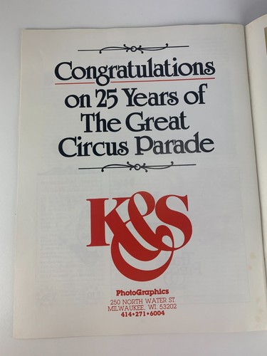 1988 Great Circus Parade Souvenir Program Wisconsin Wi CC - Picture 6 of 11