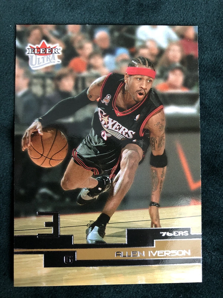 アイバーソン　カード　Allen Iverson 02-03 Fleer Allen Iverson 02/03 Fleer Box Score Game Worn Shorts | eBay