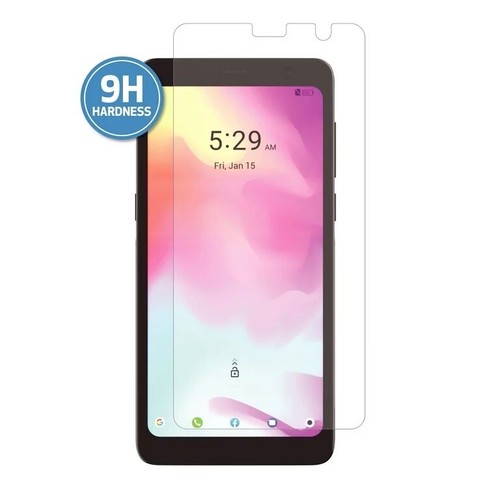 ONN Rugged Cell Phone Case Cover For Alcatel TCL A3 + Screen Protector Black - Picture 9 of 9