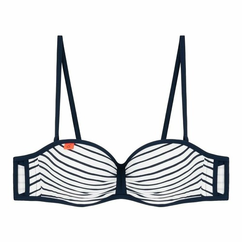 Haut de maillot de bain 90B (75B eu) Bandeau CHERRY BEACH Clifton beach Blanc - Picture 3 of 5