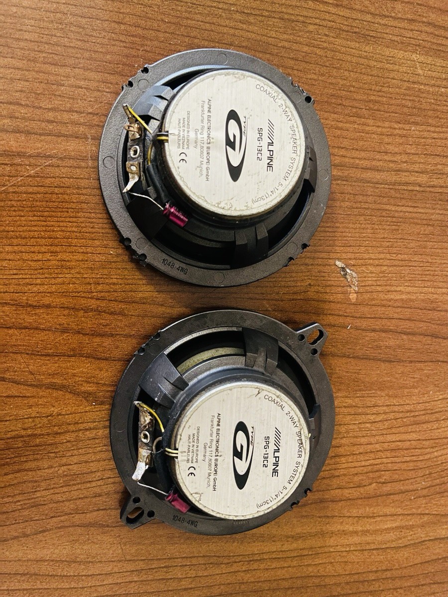 ALPINE SPG-13C2 Speakers 2-Way 13cm 50W PEAK 200 Watts 4 Ohm | eBay
