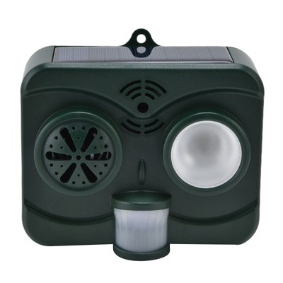 Ultrasonic Animal Repeller Waterproof Solar Bird Repellent Flashing Light F