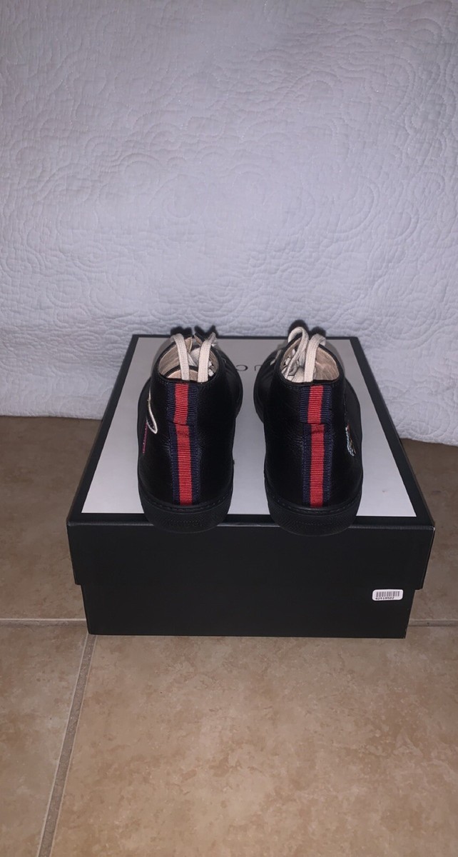 Gucci Signature Leather High Top Tiger UFO | eBay Gucci Signature Leather High Top Tiger UFO | eBay