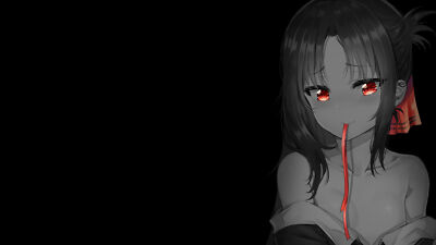Anime Selective Coloring Girls Monochrome Kaguya  Gaming Mat Desk 48610