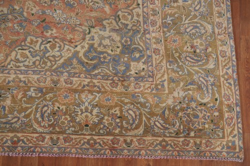 Vintage Traditionell Kashaan Esszimmer Vorleger 10x12 Wolle Handgeknüpft Carpet - Bild 7 von 24