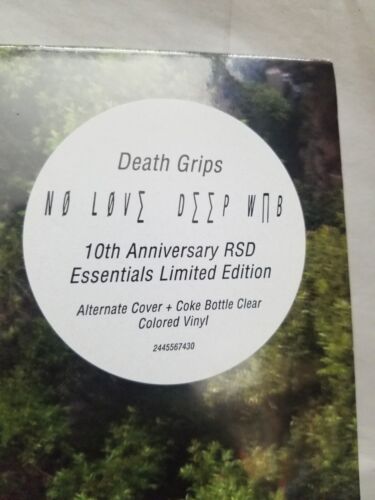 DEATH GRIPS - No Love Deep Web LP - Ltd Edition - Coke Bottle Clear Sealed. - Picture 2 of 4