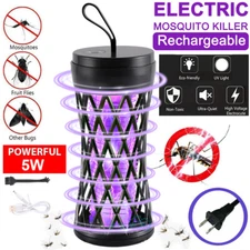 Electric Fly Gnat Killer Lamp Pests Fly Insect Trap Bug Mosquito Zapper 4,000V