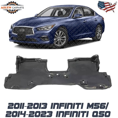 New Center Engine Splash Shield For 2011-2013 Infiniti M56/2014-2023 Q50 RWD