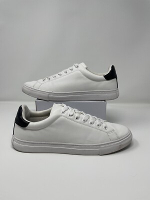 H&M White Shoes US 9 Men With Black Back