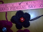 New, crochet buffalo plaid centers for hats or other craft items    #4 — photo 2