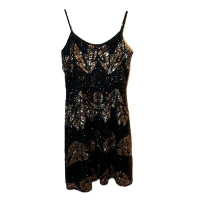 DRESS THE POPULATION Womens Black and gold Nikki Geometric Sequin Dress Size L | eBay DRESS THE POPULATION Womens Black and gold Nikki Geometric Sequin Dress Size L | eBay