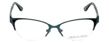 Corinne McCormack Designer Reading Glasses Gramercy Teal Blue Green Marble 52mm