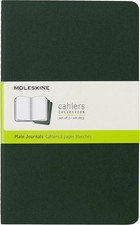 Cahier Journal, Soft Cover, Large 5" X 8.25" Ruled/Lined, Black, 80 Pages Set