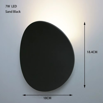 7W LED Indoor Wall Lamp Modern Simple Aluminum Home Lighting Sconce Bedroom Beds