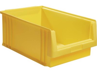 8er PACK(Stk) LA-KA-PE 01350 02 04 Sichtlagerkasten PLK L500xB315xH200mm PP gelb