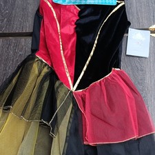 Disney Alice in Wonderland Queen of Hearts Girls Costume Dress Size M