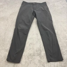 Lululemon ABC Pant Mens 34x30 Gray Slim Fit Golf Work Travel Commuter Warpstreme