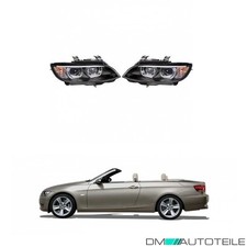 D1S/H3 Tagfahrlicht Xenon Scheinwerfer Angel Eyes Schwarz für BMW E92 E93 06-10