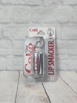 Lip Smacker Coca-Cola Diet Coke Lip Balm Keychain 0.26 oz NEW Sealed