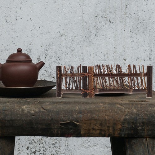  2 szt. Ogrodzenie dekoracyjne Miniaturowe ogrodzenie bambusowe do bonsai i doniczki Ornament - Zdjęcie 3 z 12