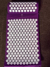 Accupressure Mat And Pillow Set In Carry Bag