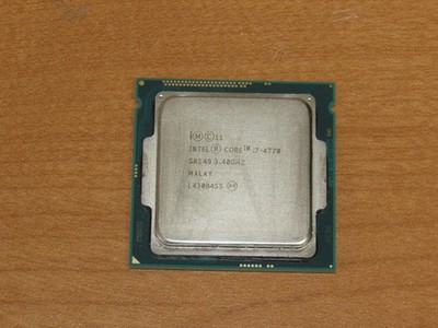 Intel Core i7-4770 SR149 Quad Core 3.4GHz Desktop LGA1150 CPU Processor - Tested