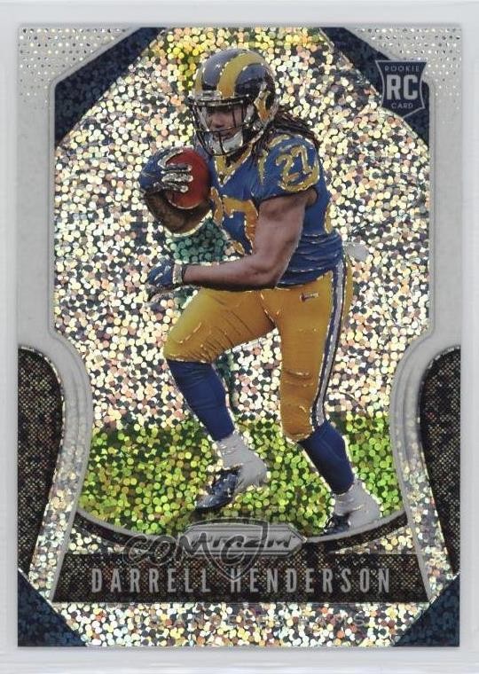 2019 Panini Prizm Rookies White Sparkle Prizm Darrell Henderson #330 0c3