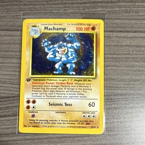 Machamp 1st Edition 8 102 Holo | eBay