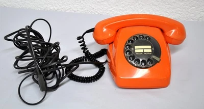 Wählscheibentelefon vintage orange FeTAp 611-2a - Bild 1 von 4