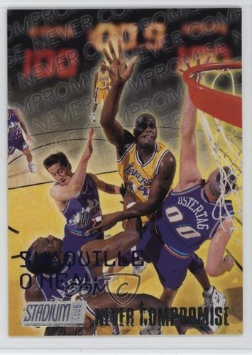 Shaquille O'Neal #NC9 1997 Stadium Club Never Compromise card