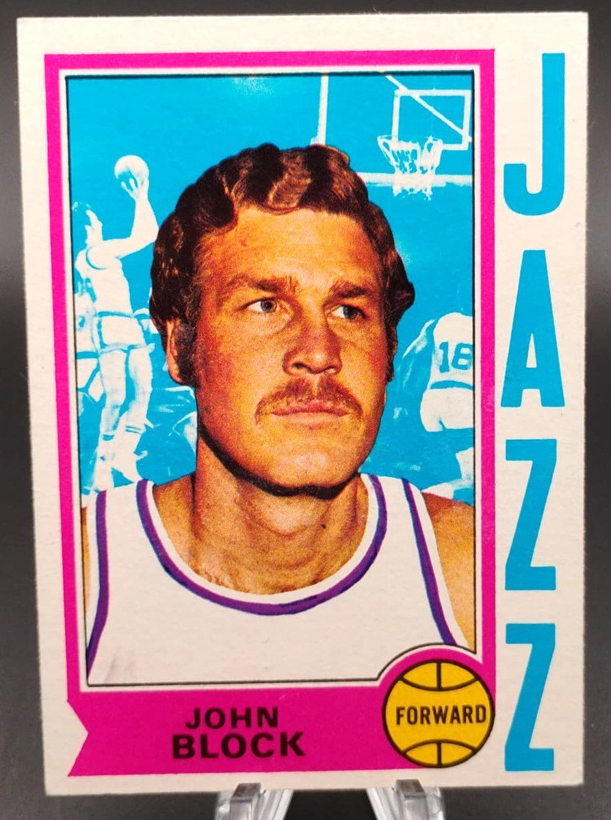 1974-75 Topps Basketball #168 John Block (New Orleans Jazz)
