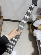 Left Hand 22Fret BlackGloss Maple Electric Guitar neck part Rosewood Block inlay