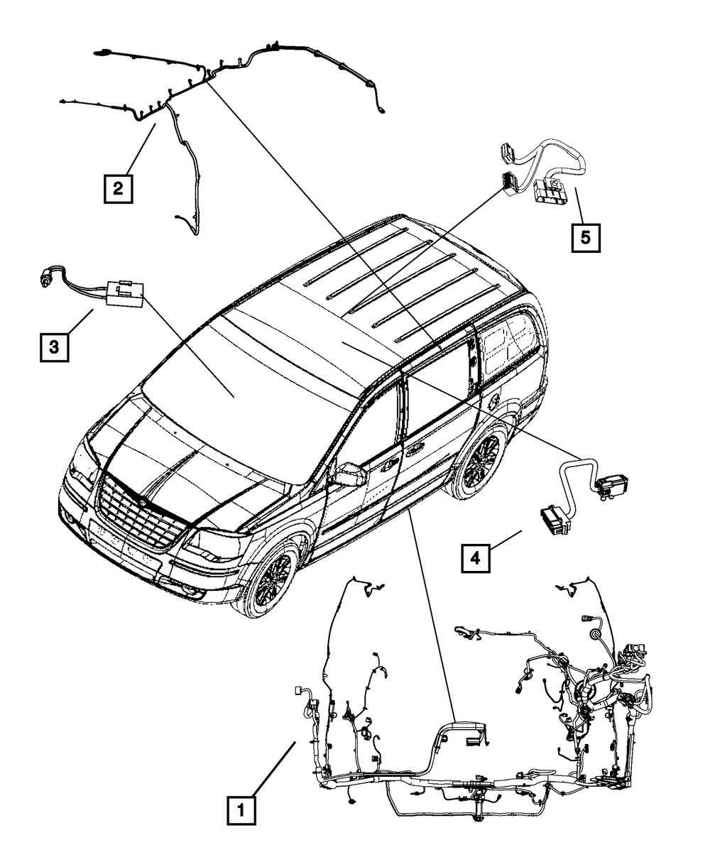 Genuine Mopar Unified Body Wiring 4869665AH