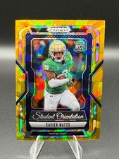 2025 Prizm Draft Picks - Student Orientation Xavier Watts - Gold Ice Prizm (RC)